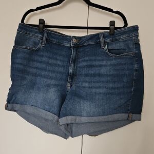Old Navy Women's Dark Blue Jean Shorts